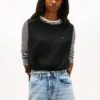 Top in misto lino con lacci laterali Tommy Jeans Top in misto lino con lacci laterali Tommy Jeans