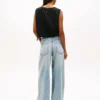 Top in misto lino con lacci laterali Tommy Jeans Top in misto lino con lacci laterali Tommy Jeans