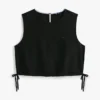 Top in misto lino con lacci laterali Tommy Jeans Top in misto lino con lacci laterali Tommy Jeans