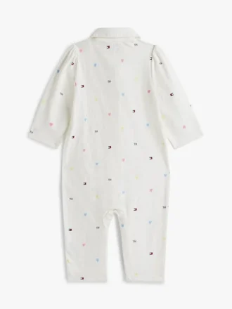 Tuta per neonati con stampa all-over