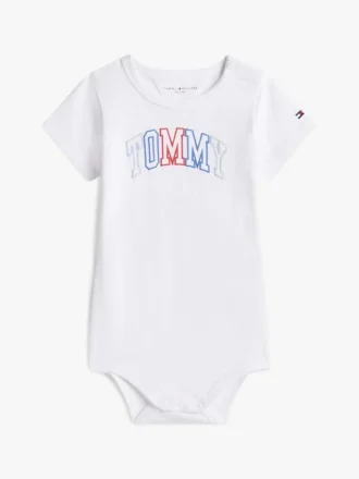 Tutina multicolore con logo Tommy per neonati
