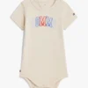 Tutina multicolore con logo Tommy per neonati Tutina multicolore con logo Tommy per neonati