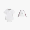 Tutina polo per neonati e sacchetto regalo Tutina polo per neonati e sacchetto regalo