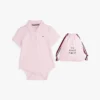 Tutina polo per neonati e sacchetto regalo Tutina polo per neonati e sacchetto regalo