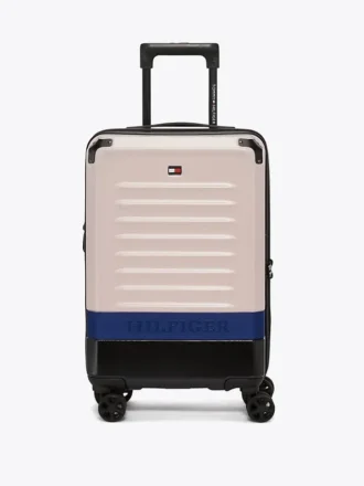 Valigia rigida con ruote da 21″ a blocchi di colore Valigia rigida con ruote da 21″ a blocchi di colore