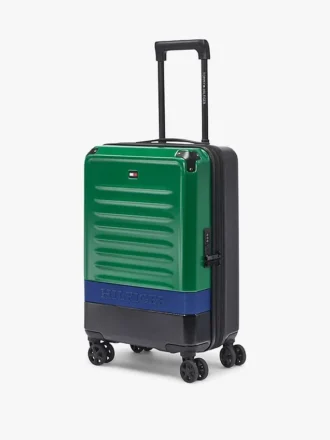Valigia rigida con ruote da 21″ a blocchi di colore Valigia rigida con ruote da 21″ a blocchi di colore