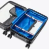 Valigia rigida con ruote da 21″ a blocchi di colore Valigia rigida con ruote da 21″ a blocchi di colore
