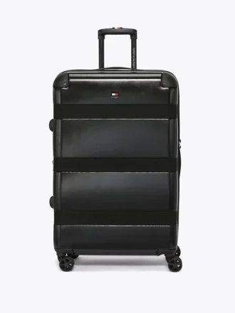 Valigia rigida con ruote da 28″ a blocchi di colore Valigia rigida con ruote da 28″ a blocchi di colore