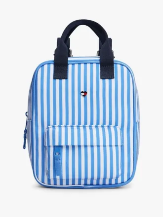 Zaino in tela a righe per bambini