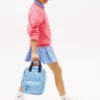 Zaino in tela a righe per bambini