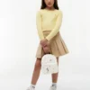 Zaino per bambini con stampa a limoni su tutta la superficie